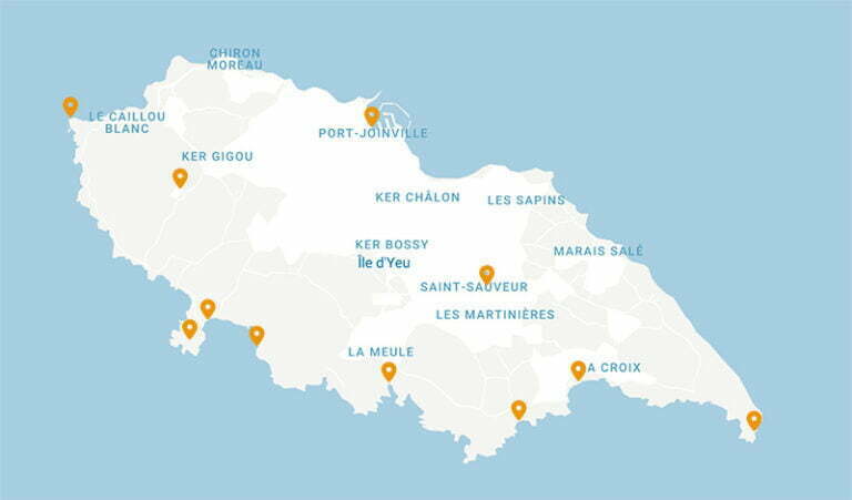 Yeu Map Nos 10 lieux incontournables à voir à l'île d'Yeu - Escale à l'Ouest